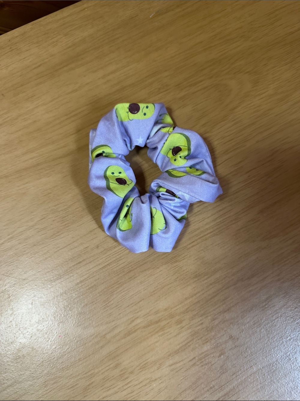 Avocado Pattern Hair Scrunchie - Picture 2 of 6